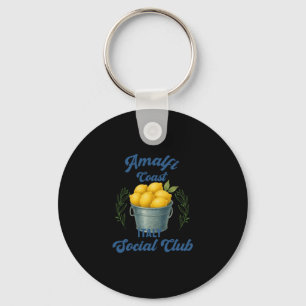 Amalfi Coast Social Club Italy Souvenir Lemon Vaca Keychain