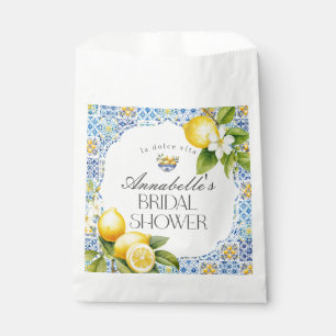 Amalfi Coast Tuscan Bridal Shower Dessert Favour Bag