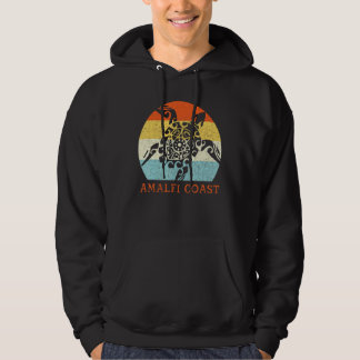 Amalfi Coast Vintage Retro Turtle European Vacatio Hoodie