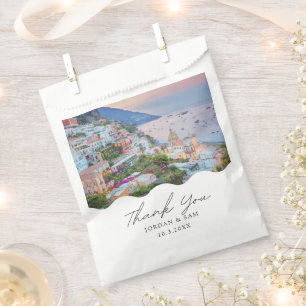 Amalfi Coast Wedding Positano Personalized Favour Bag