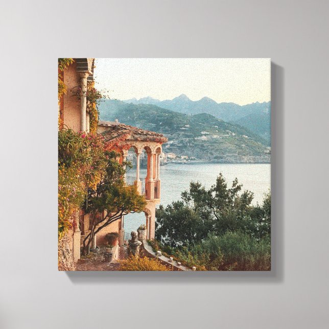 Amalfi Dreamscape Stretched Canvas Print (Front)