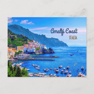 Amalfi Italy Europe Modern Travel Photography Postcard