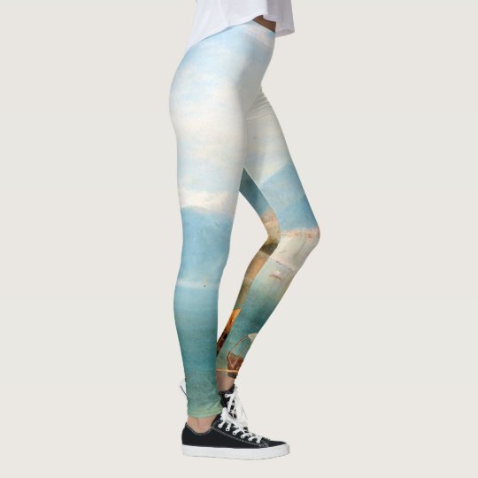 Amalfi Italy Fishing Boats All Over Print Leggings