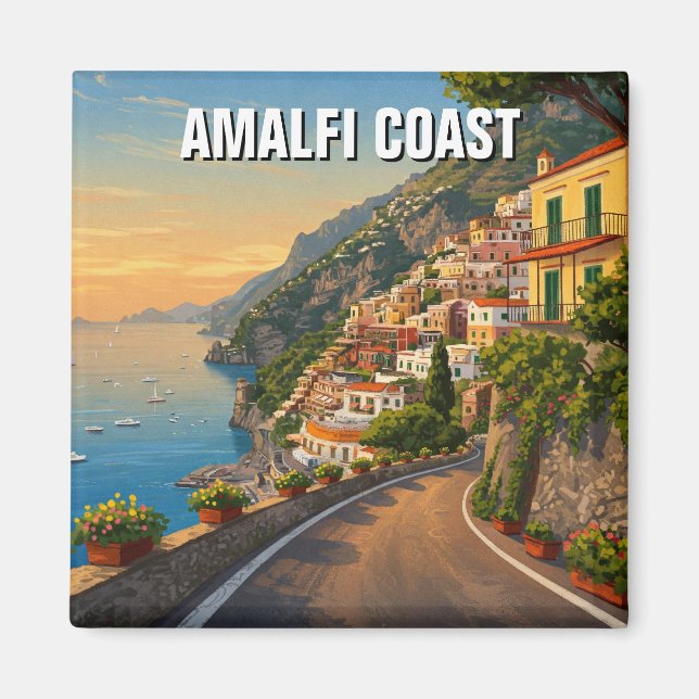 Amalfi Italy Magnet (Front)
