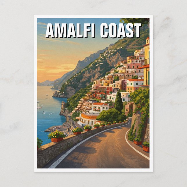 Amalfi Italy Postcard (Front)