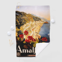 Amalfi Italy Travel Poster Art Graphic