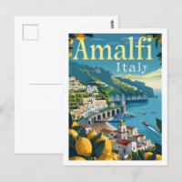 Amalfi Italy Vintage Famous Travel Place