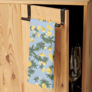 Amalfi Lemon Twist Vibes 1 Kitchen Towel