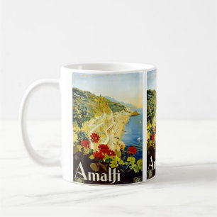 "Amalfi" Vintage Travel Poster Mug