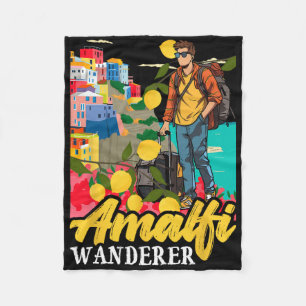 Amalfi Wanderer Italy Amalfi Coast Lemon Traveler Fleece Blanket