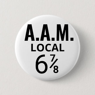 Amalgamated Association of Morons Three Stooges 2 Inch Round Button