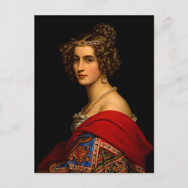 Amalia von Schintling Bavarian beauty Postcard (Front)