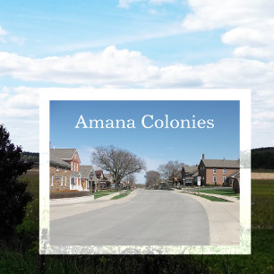 Amana Colonies, Amana, Iowa Postcard