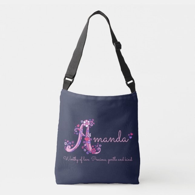 Amanda name and meaning A monogram bag (Front)
