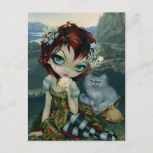 "Amanda Palmer Tarot:  The Fool" Postcard