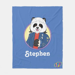 Amanda Panda Fleece Blanket