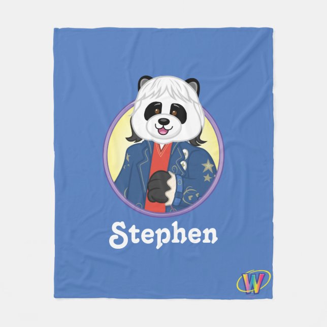 Amanda Panda Fleece Blanket (Front)