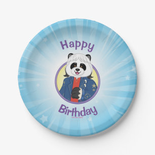 Amanda Panda Paper Plate