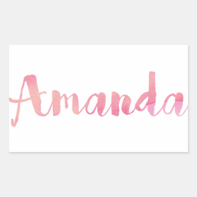 Amanda Sticker (Front)