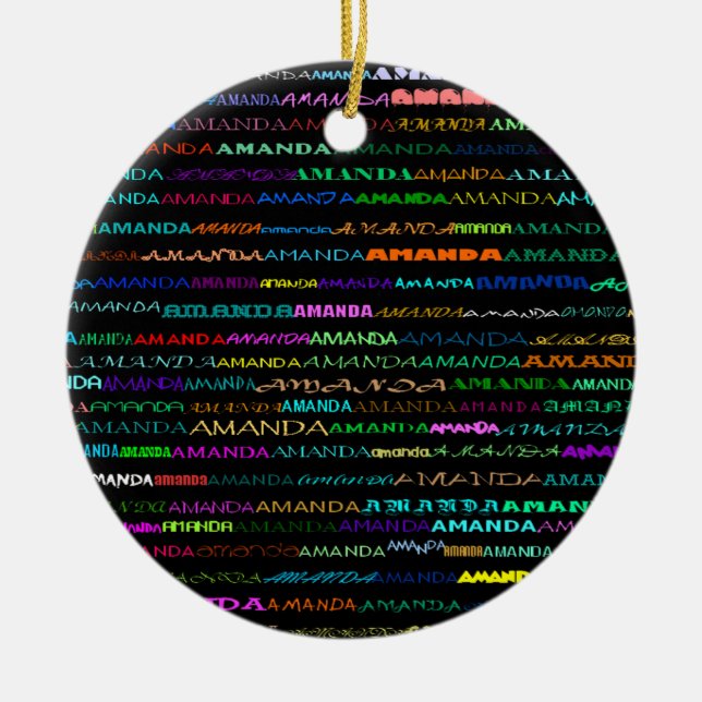 Amanda Texte Design I Ornement (Devant)