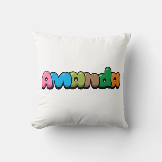 Amanda Throw Pillow (Front)