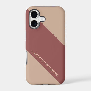 Amande & Marsala Rouge Une Rayure