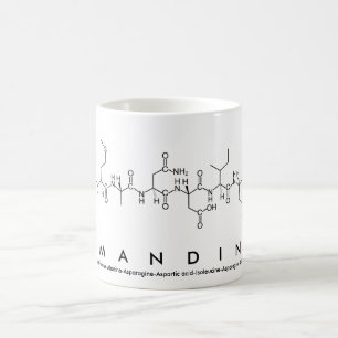 Amandine peptide name mug