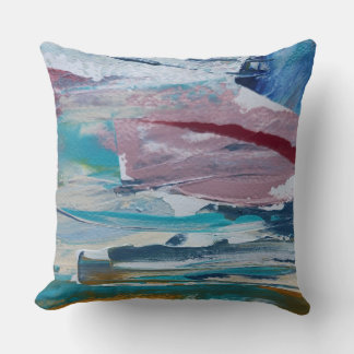 Amanecer rosado  Monticelli Art Throw Pillow