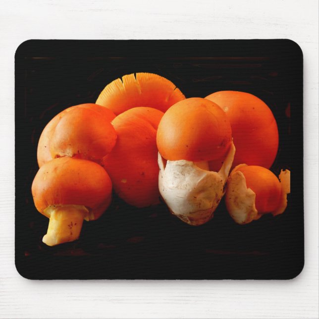 Amanita Caesarea Mushrooms Mouse Mat (Front)