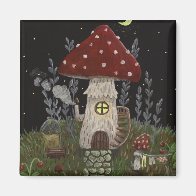 amanita house magnet (Front)