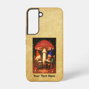 Amanita Mushroom and Gnomes Samsung Galaxy Case