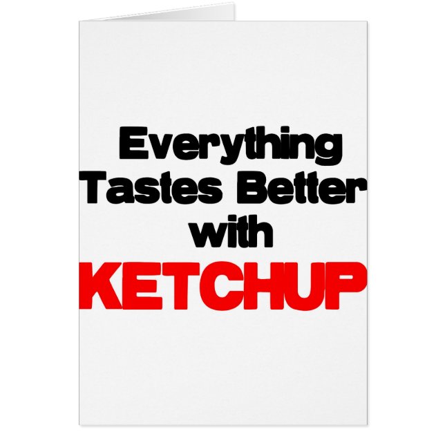 AMANT DE KETCHUP (Devant)