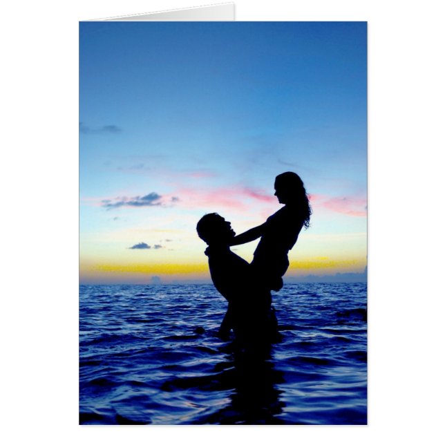 Amants de coucher du soleil (Devant)