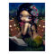 Amara and the Book ART PRINT menehune tiki lowbrow