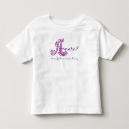 Amara girls name & meaning A monogram shirt