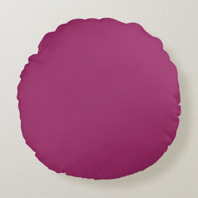  Amarant (M&P) (solid colour)  Round Pillow (Front)