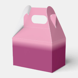 Amaranth Pink and Amaranth Purple Favor Box