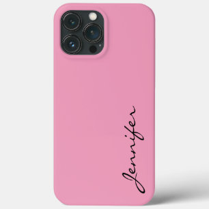 Amaranth pink colour background iPhone 13 pro max case