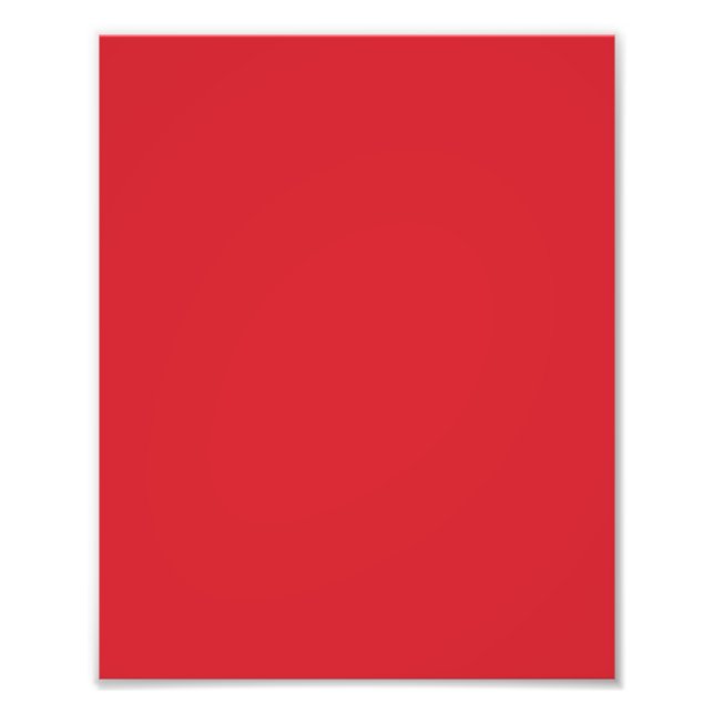 Amaranth red (solid color)  photo print (Front)