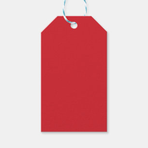 Amaranth red (solid colour) gift tags