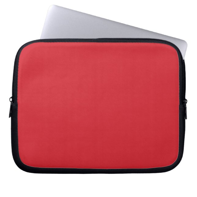 Amaranth red (solid colour)  laptop sleeve (Front)