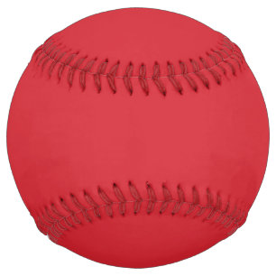 Amaranth red (solid colour) softball
