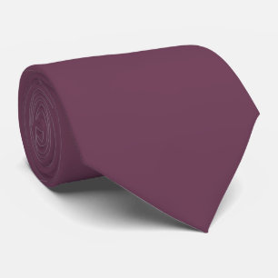 Amaranth Solid Color Tie