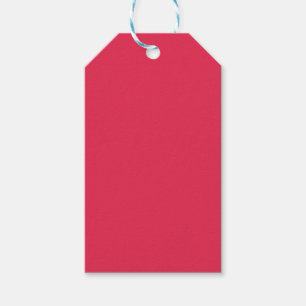 Amaranth (solid colour) gift tags
