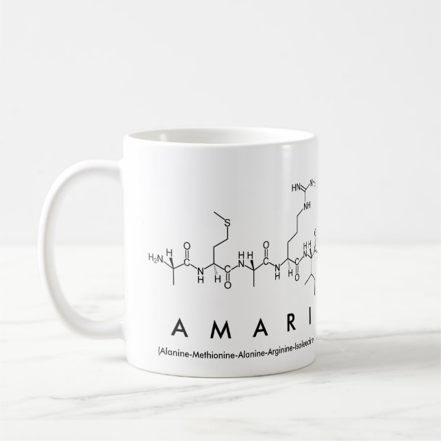 Amari peptide nom mug (Gauche)