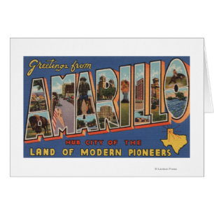 Amarillo, le Texas - grandes scènes de lettre