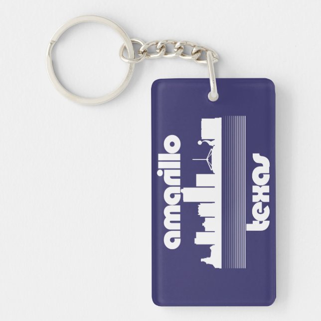 Amarillo Texas  Keychain (Front)