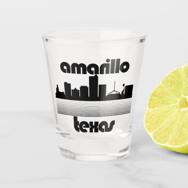 Amarillo Texas  Shot Glass (Front)