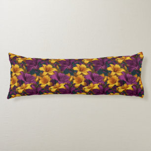 Amaryllis Bouquet Interior Decor Vintage Sofa Body Pillow