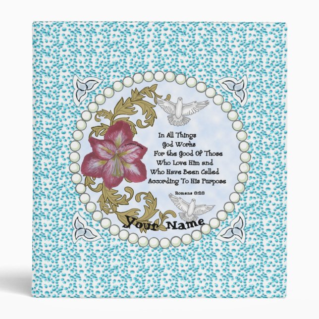 Amaryllis Christian All Things  Binder (Front)